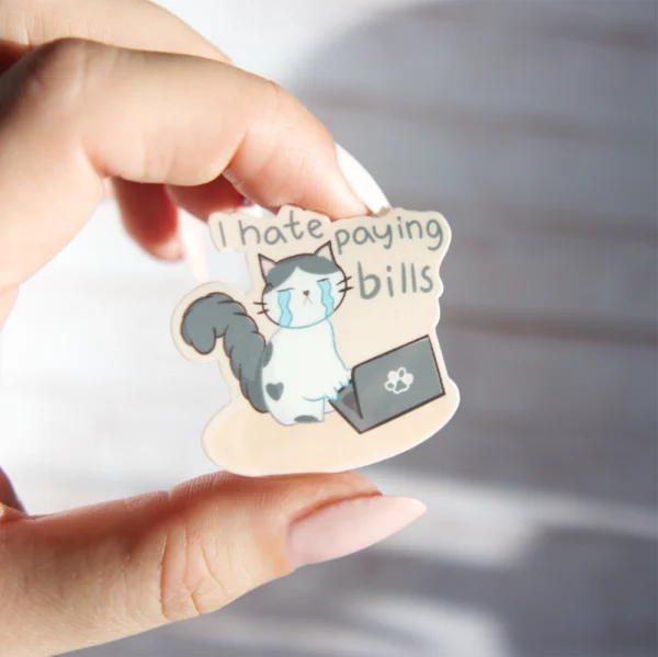 Paying Bills Sticker