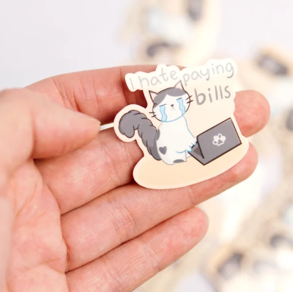 Paying Bills Sticker - Image 4