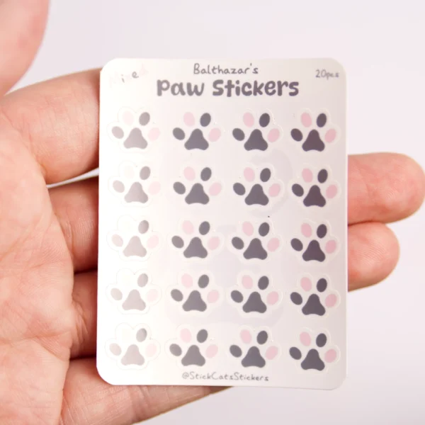 Paw Sticker Sheet Mini - Image 6