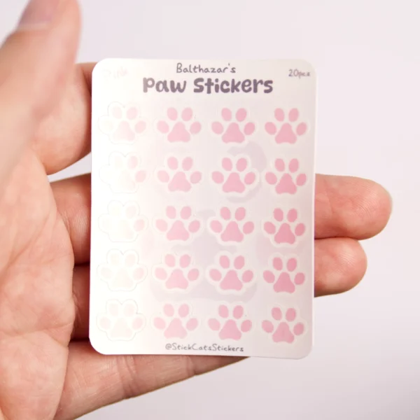 Paw Sticker Sheet Mini - Image 8