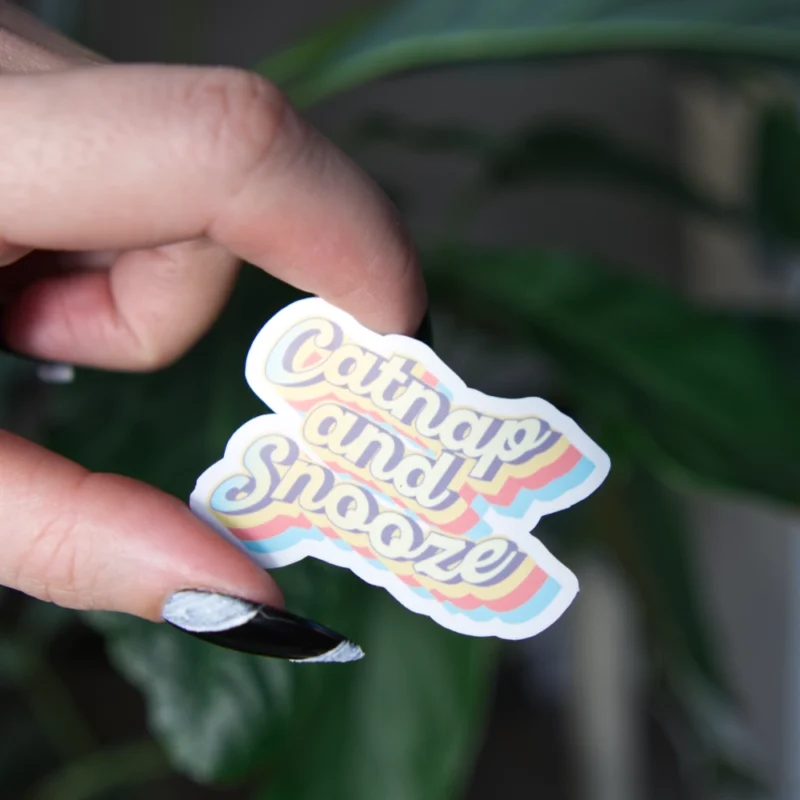 Catnap and snooze Sticker